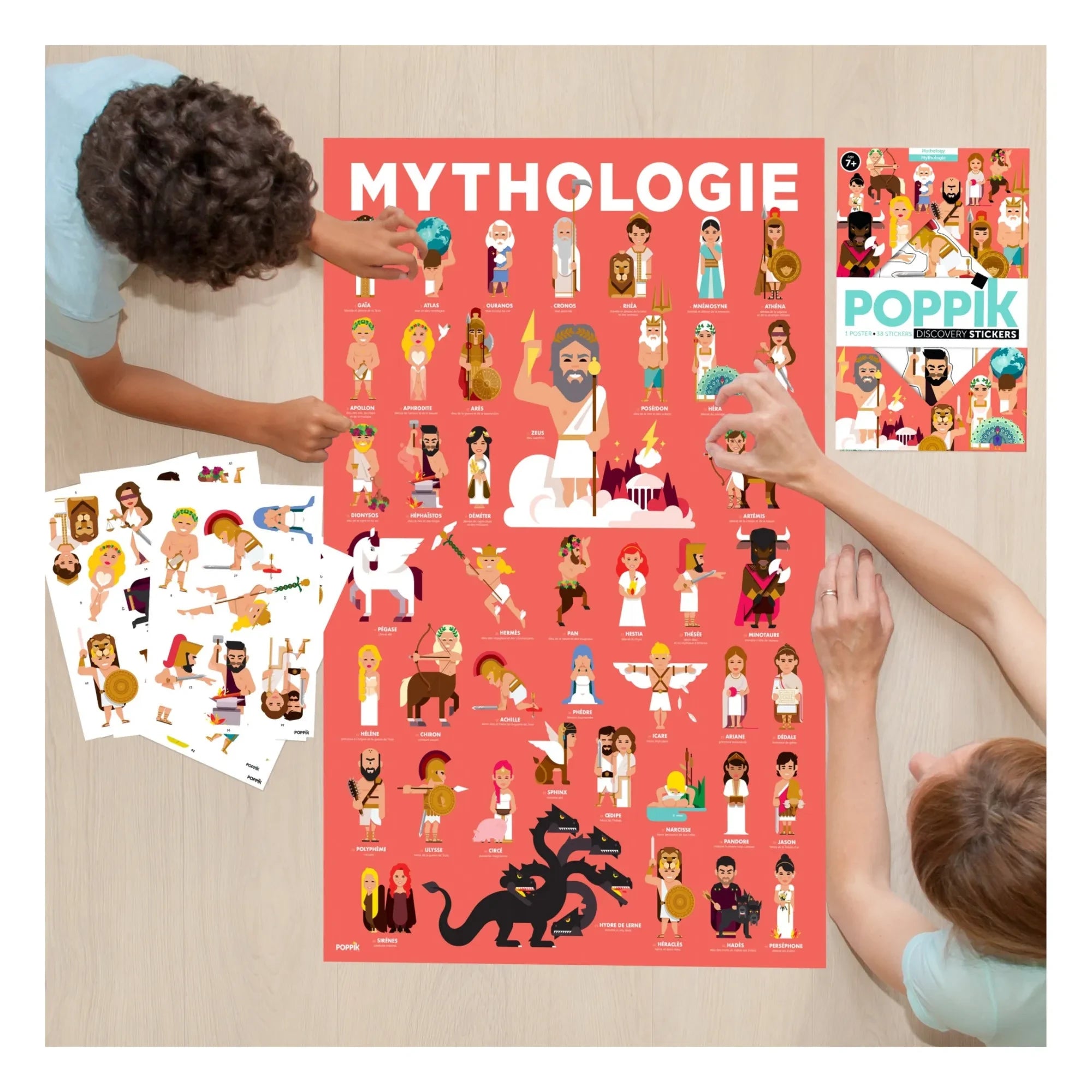Poppik - Mythologie Aufkleberposter