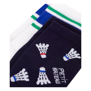 Petit Bateau - Navy Mavi Badminton Çorabı 2 Çift Set