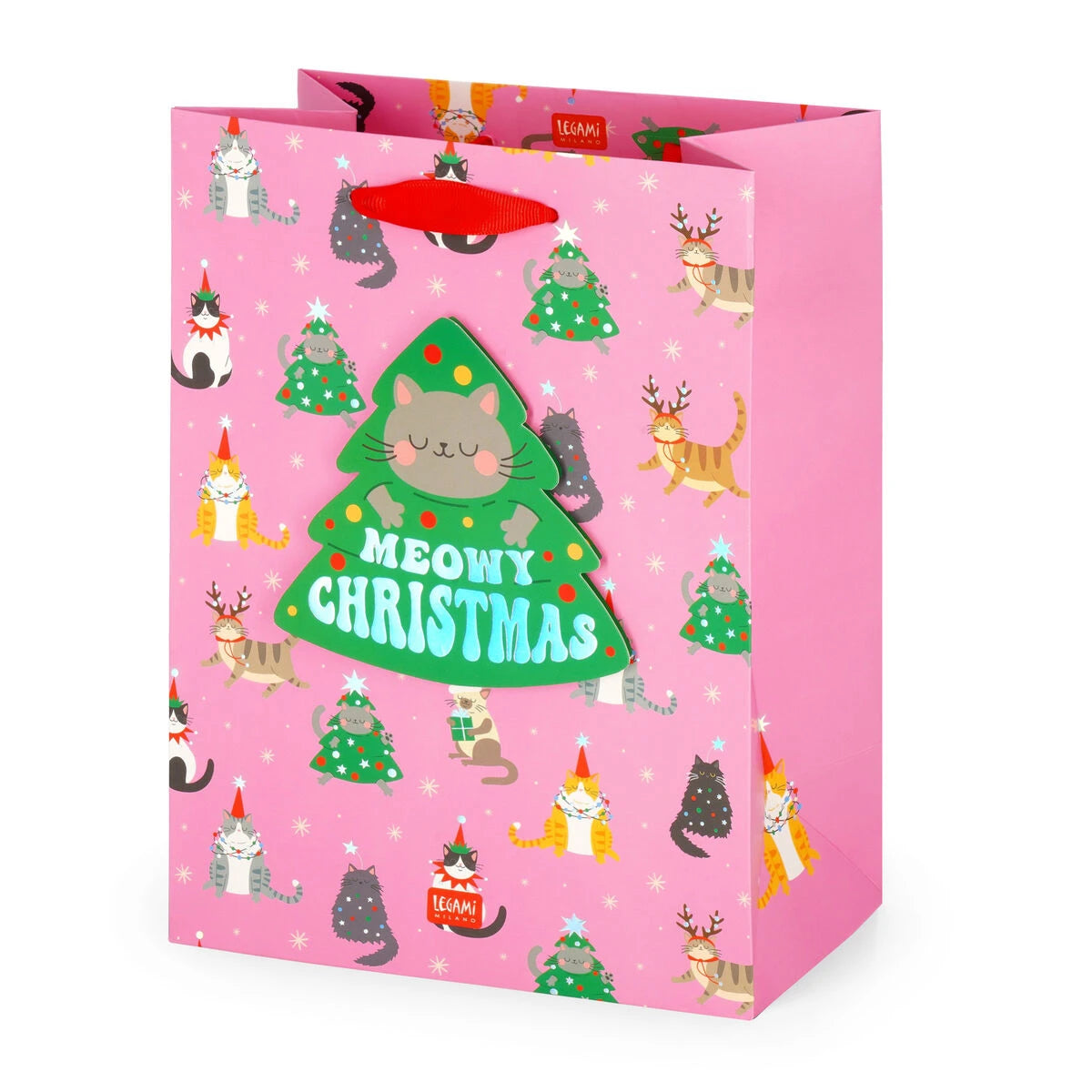 Legami - Kitty Noel Geschenk Tasche - Mittel
