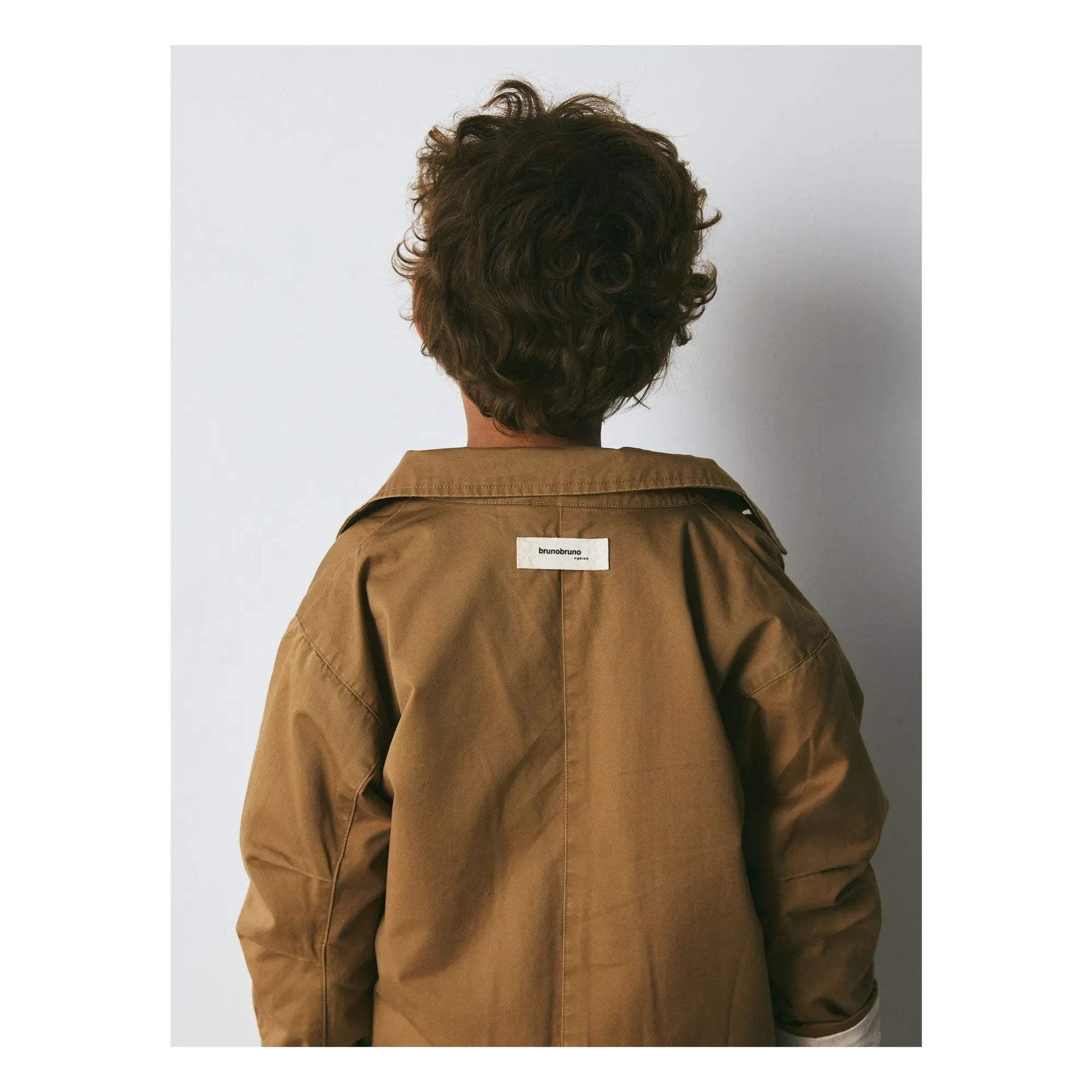 brunobruno nation - Axel Coat Organik Pamuk | Kahverengi