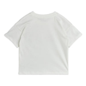 Mini Rodini - Siamesisches T-Shirt aus Bio-Baumwolle | Weiß