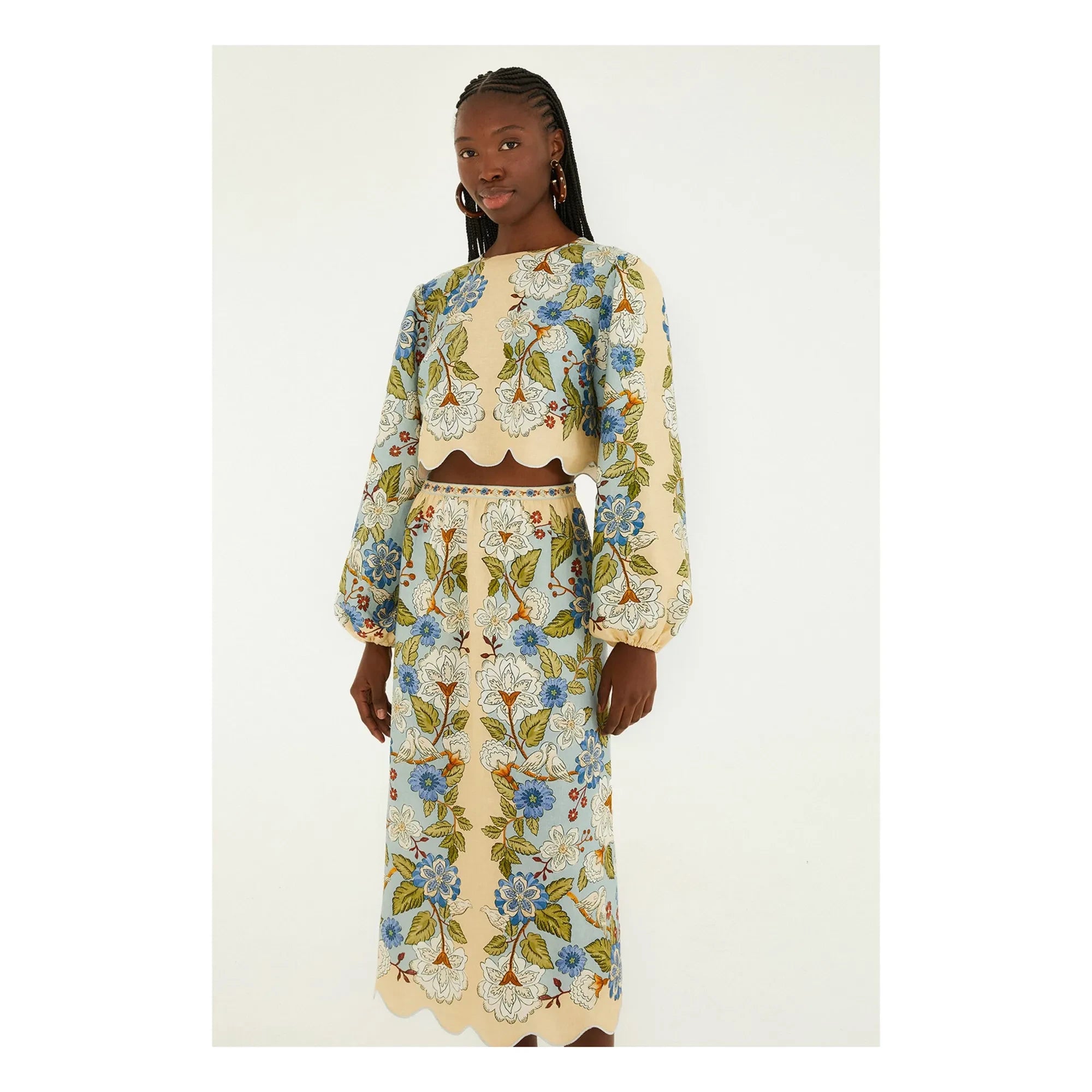 Farm Rio - Garden Linen etek | Kum