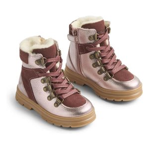 Wheat - Toni Hiker Tex Deri/Abiye Botlar | Pembe