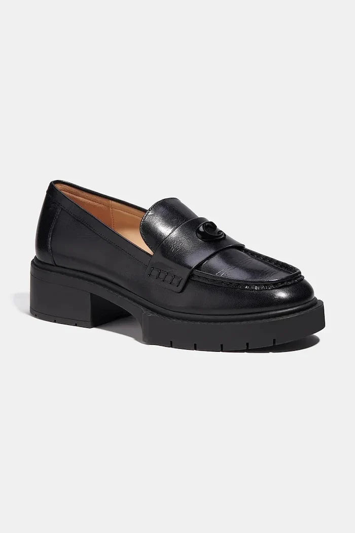 Coach kadın deri loafer Leah Loafer