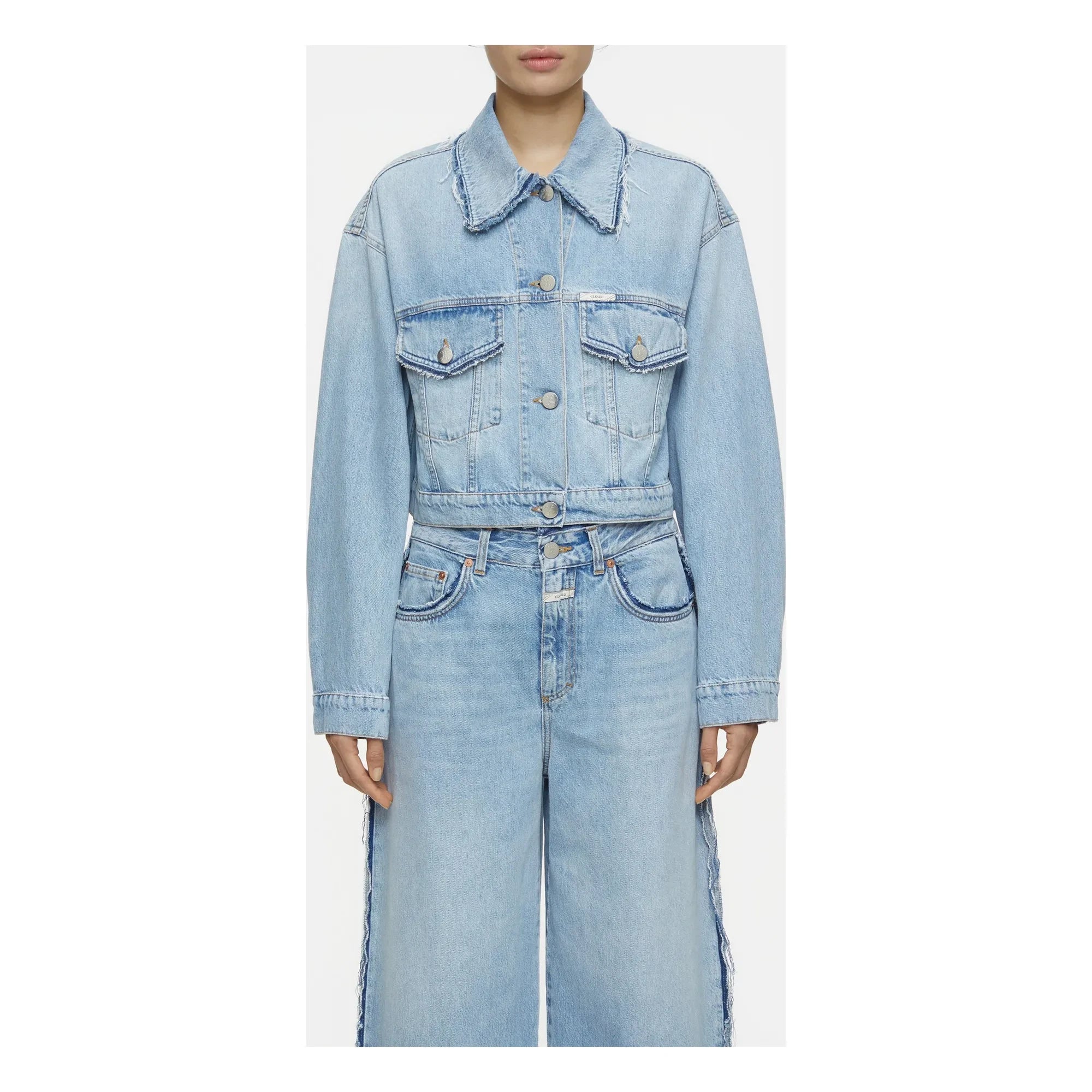 Closed - Kutu Kesim Jean Ceket | Açık Mavi