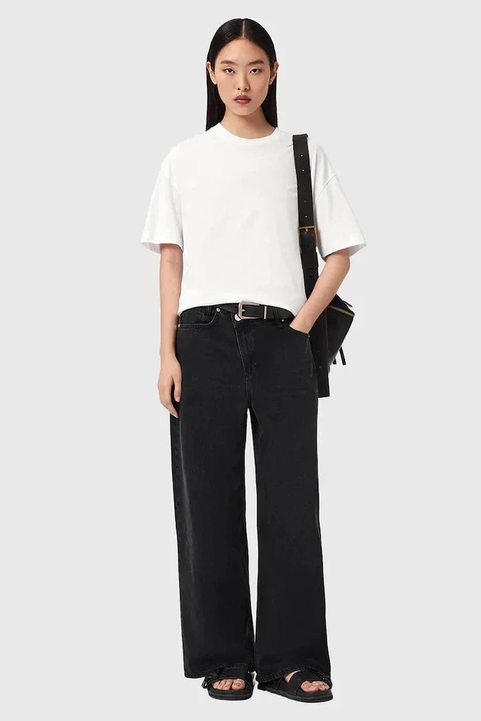 AllSaints kadın pamuklu tişört FUSE