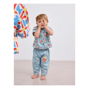 Bobo Choses - Bobo Denim Hafif Pantolon | Açık mavi