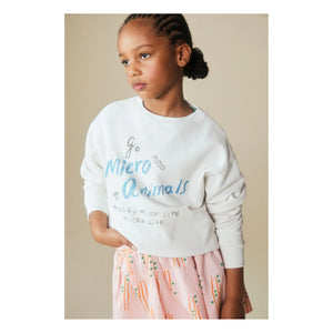 The Animals Observatory - Bären-Sweatshirt | Weiß