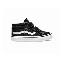 Vans - SK8-Mid Reissue Leather Velcro Sneakers | Black