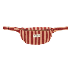 Gabrielle Paris - Garance striped banana bag | Red