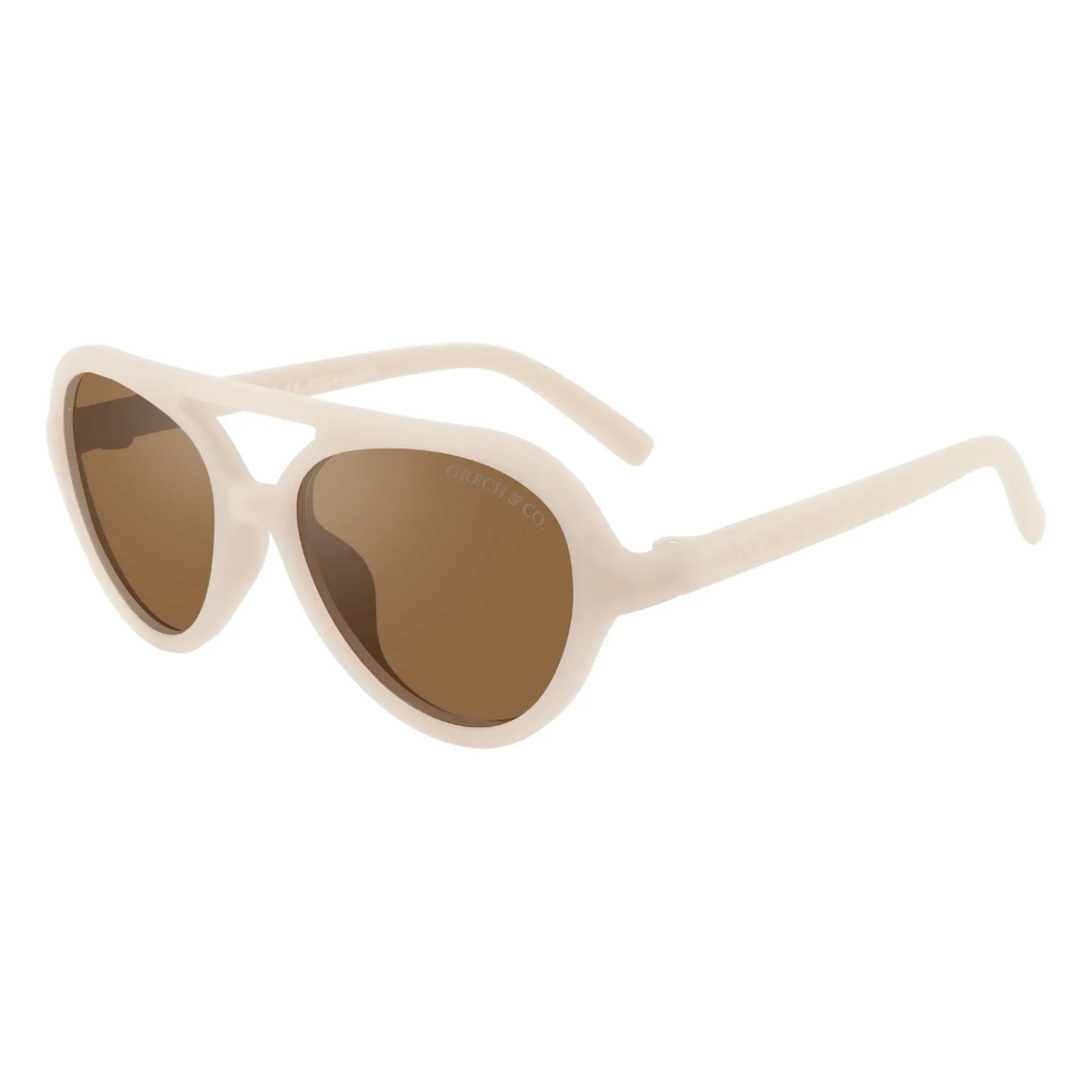 Grech & Co - Aviator Polarisierte Sonnenbrille | Sand
