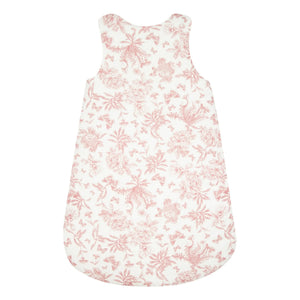 Tartine et Chocolat - Toile de Jouy Baby Sleep Suit | Peach