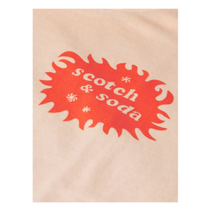 Scotch & Soda - T-Shirt Artworks Logo | Coral