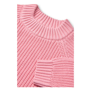 Copenhagen Colors - Çizgili Organik Pamuk Kazak | Pembe