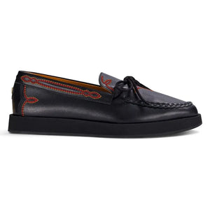 Socque Paris - Totem Deri Loaferlar | Siyah