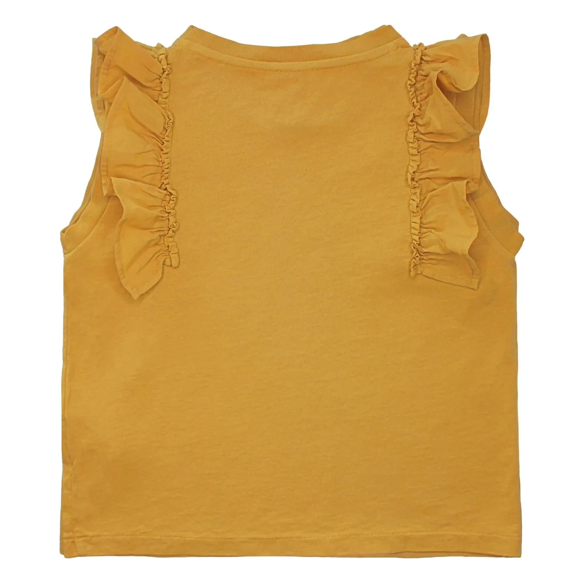 Babe & Tess - Rüschen-T-Shirt Antonella | Ocker