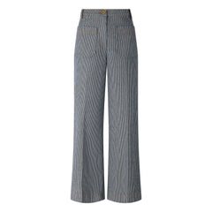 Sessùn - Aldricks Cotton Pants | Grey Blue