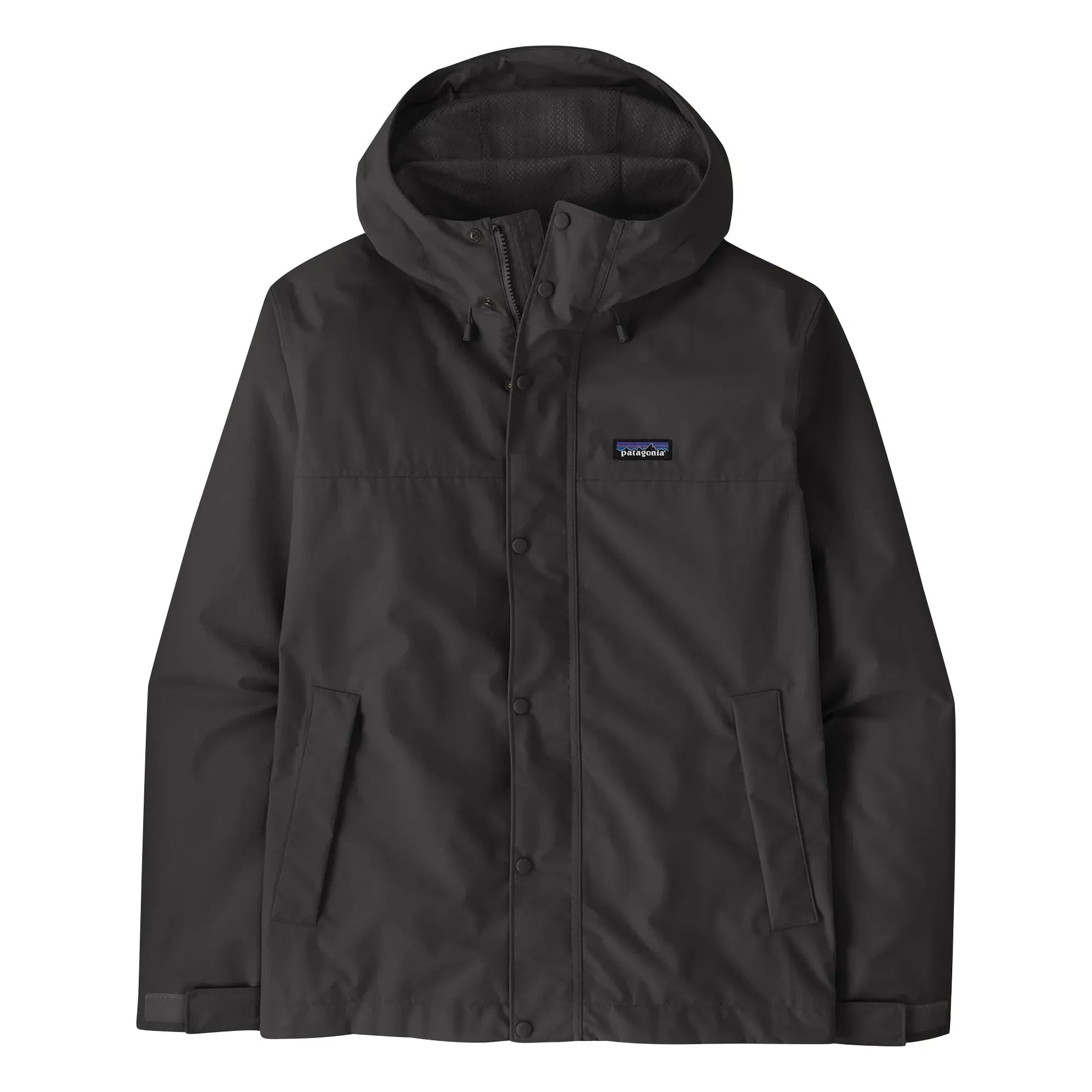 Patagonia - Dokulu Naylon Su Geçirmez Ceket | Siyah