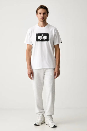 Alpha Industries Erkek Pamuk Tişört Washed Out
