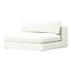 Panac Edition - Bellechasse 2-Person Fireplace Armchair, Bouclé - 120 cm | Off-White