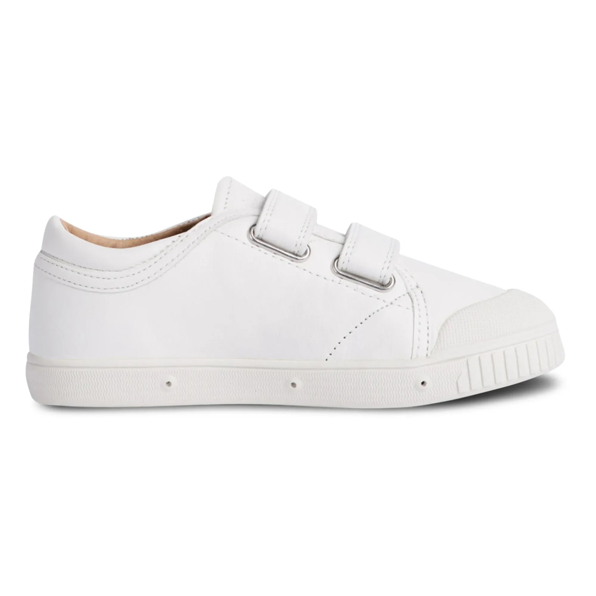 Spring Court - G2 Nappa Düşük Bilek Cırt Cırtlı Sneaker | Beyaz