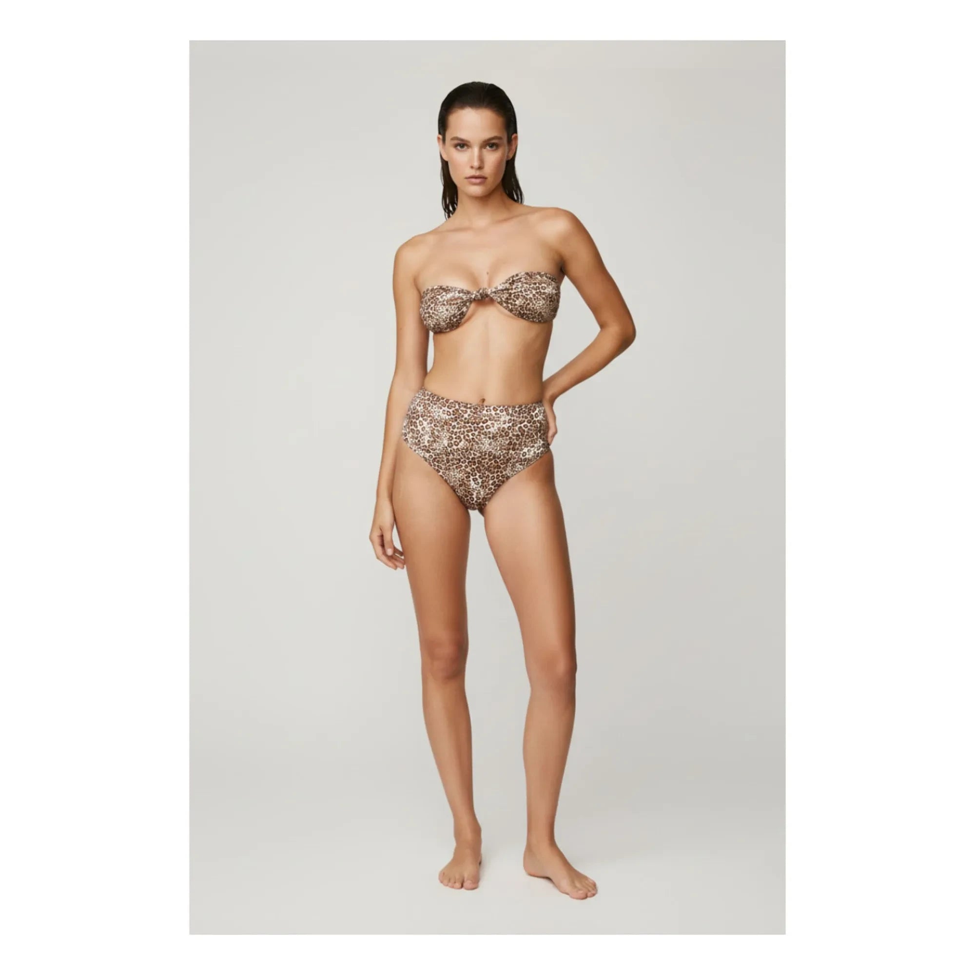 Vanessa Sposi - Le Maillot High Waist Strümpfe | Leopard