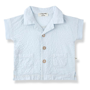 1+ in the family - Corinto Seersucker shirt | Light blue