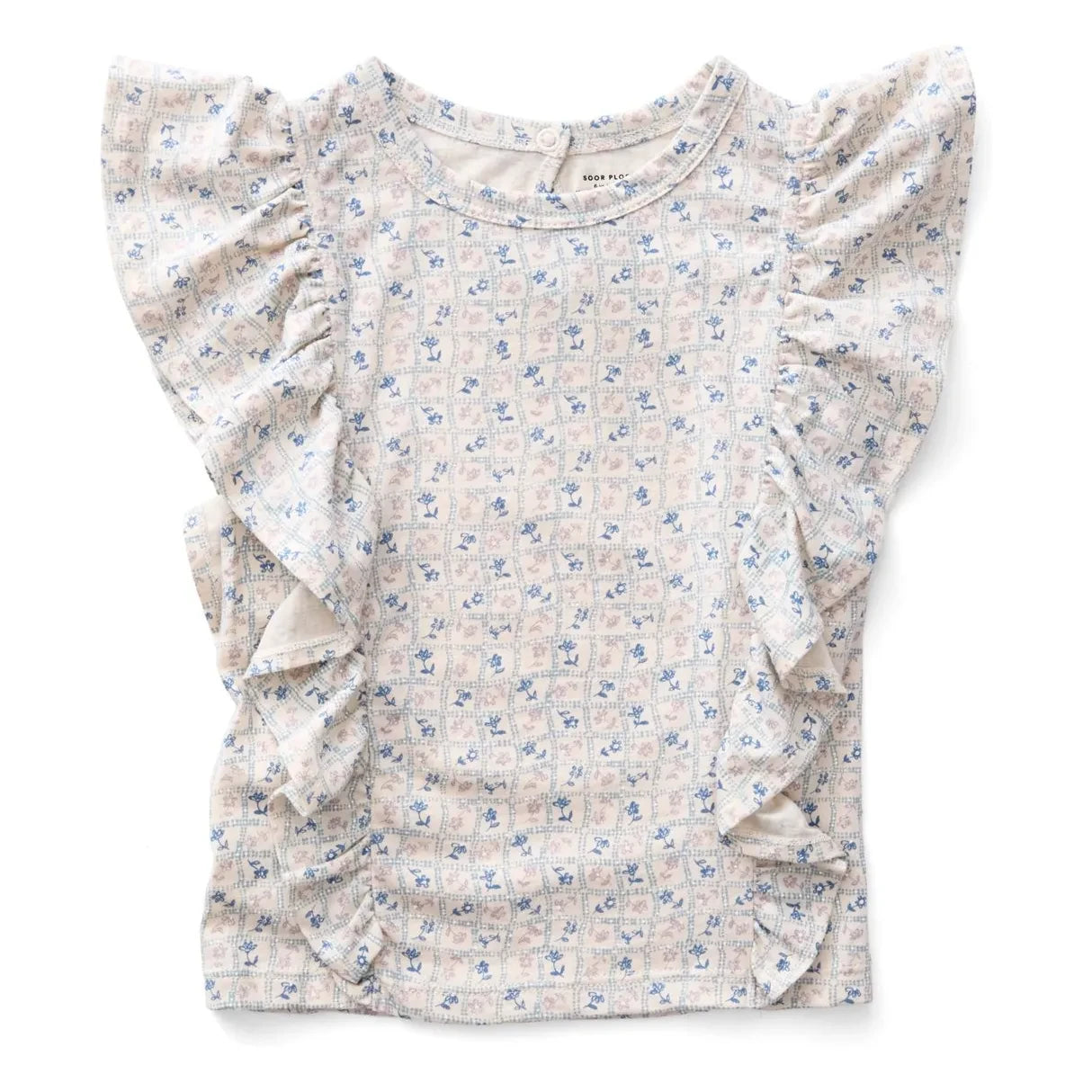 Soor Ploom - Angel Fleuri Organic Cotton Top | Ecru