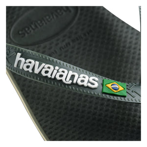 Havaianas - Brasil Logo parmak arası terlik | Zeytin yeşili