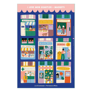 Ma Cabane à rêves - Mon Quartier manyetik çıkartmalar