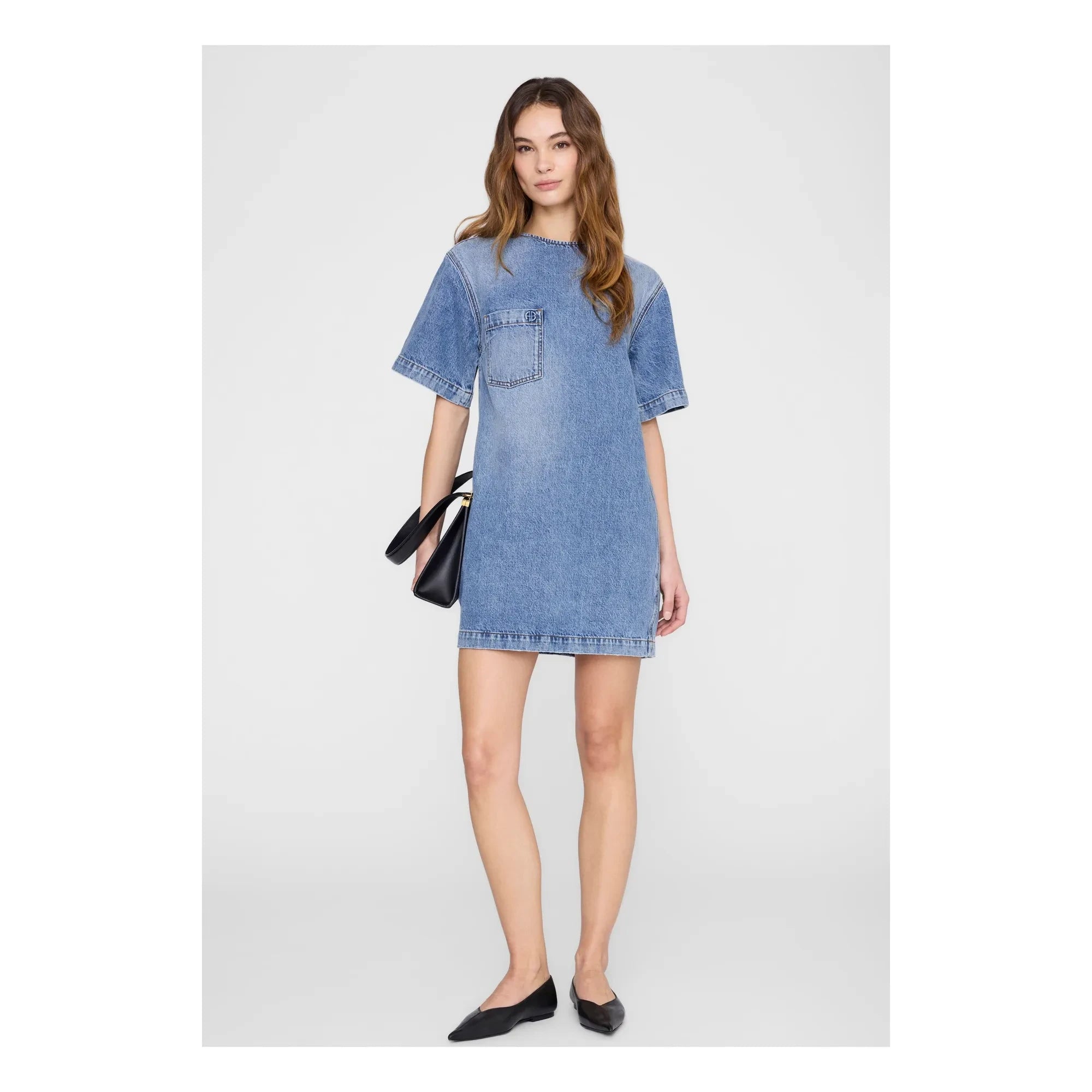 Anine Bing - Tulah Dress | Washed Blue