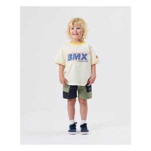 Goldie + Ace - Oversized BMX T-Shirt | Cream