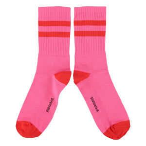 Piupiuchick - Çizgili Çoraplar | Pembe