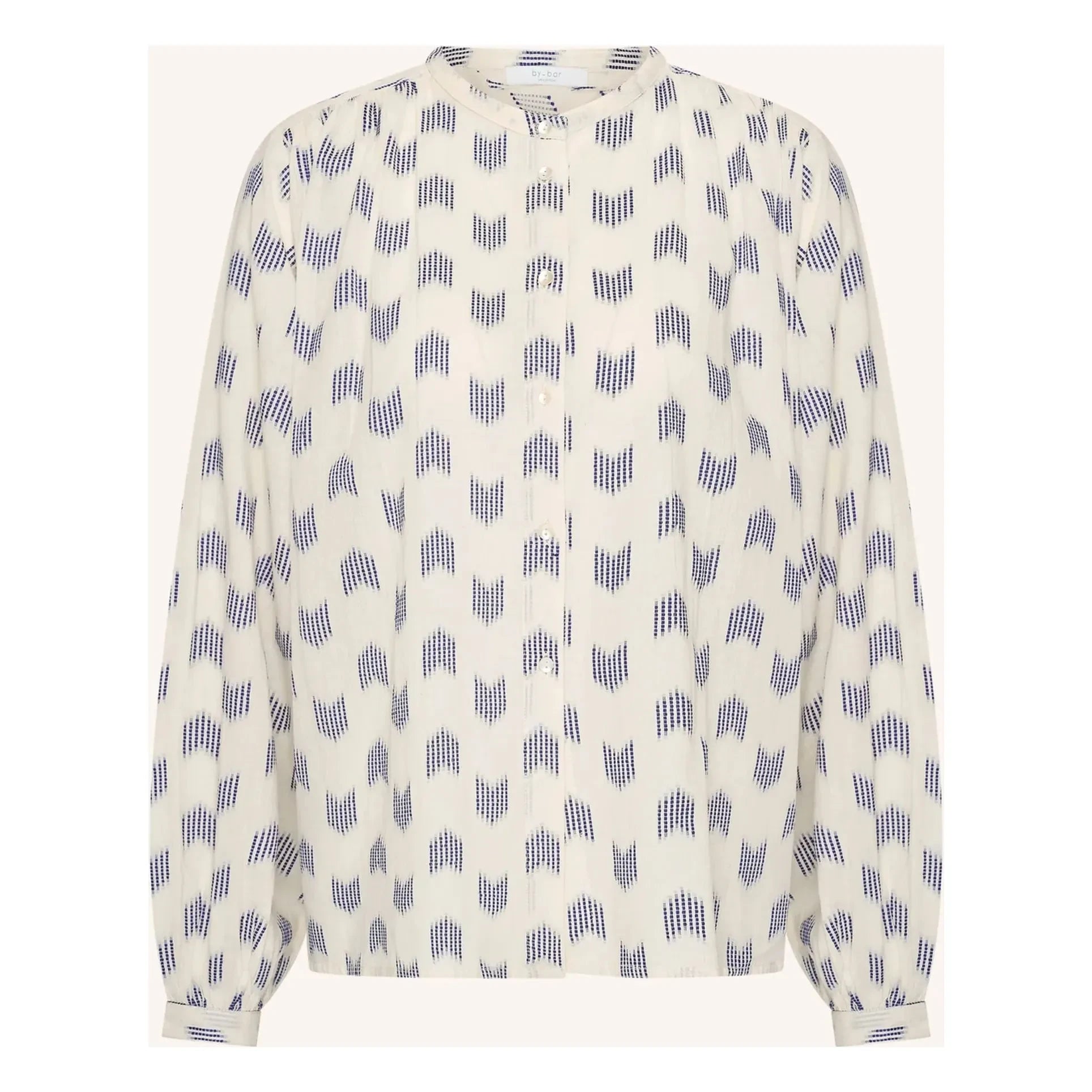 By Bar - Nyka Oase Baumwollbluse | Blau