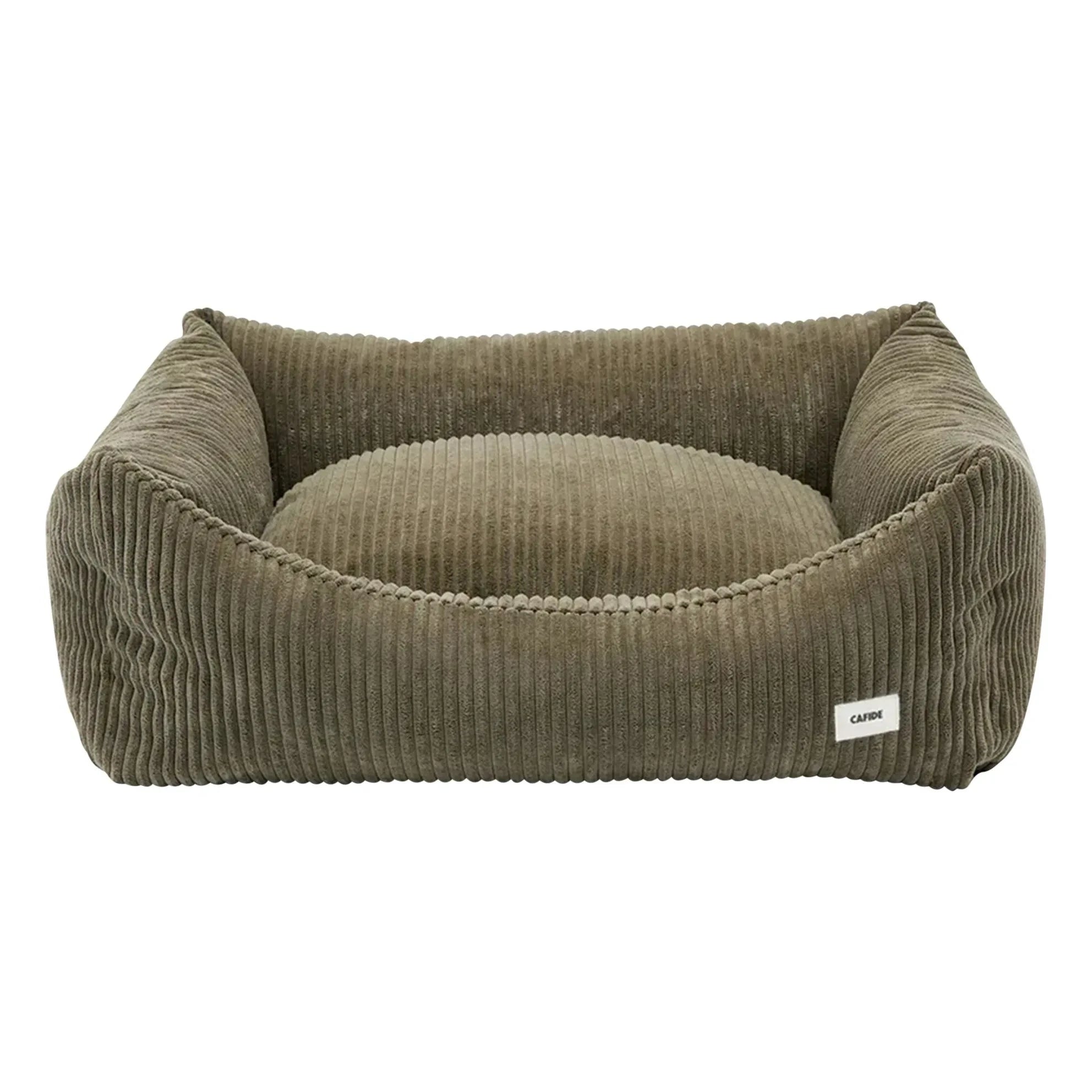Cafide - Snozy Samt Hundebett | Grün