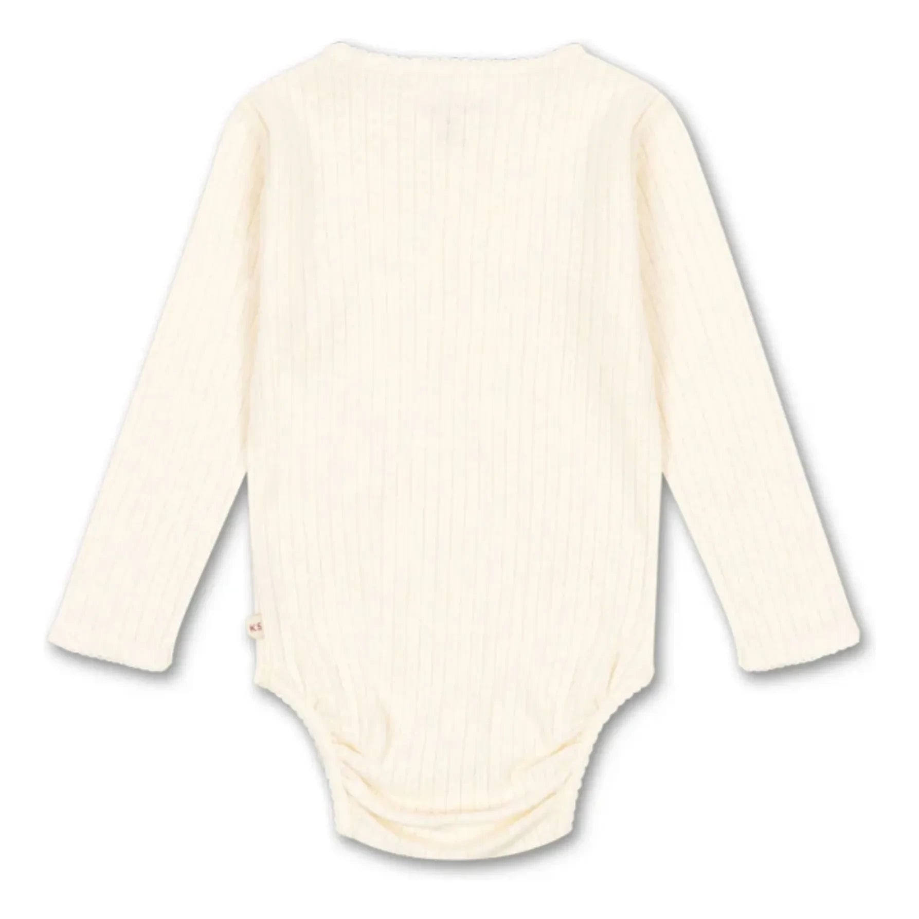 Konges Sløjd - Minnie Ribbed Bodysuit Organic Cotton | Ecru