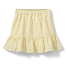 Sofie Schnoor - Adrienne Kısa Fırfırlı Etek | Soluk Sarı