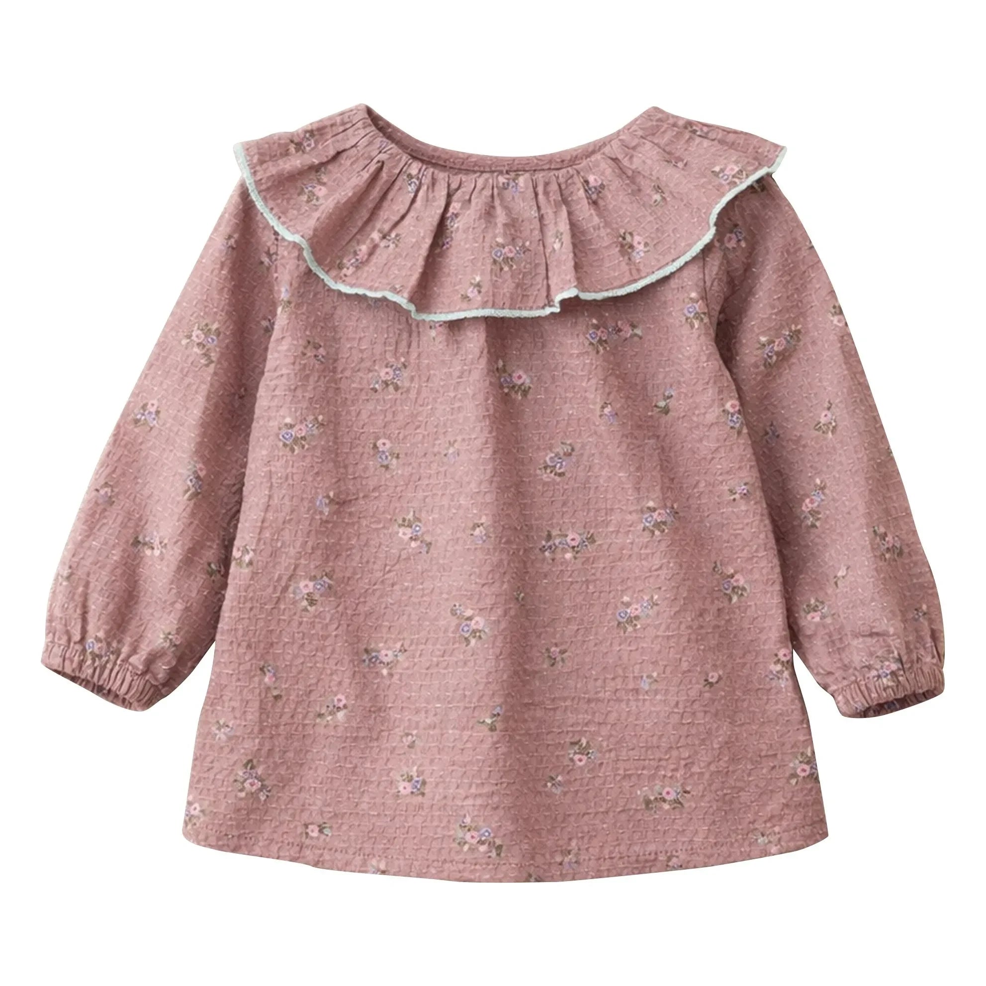 Lililotte - Charline Fleurie Organic Cotton Blouse | Powder Pink