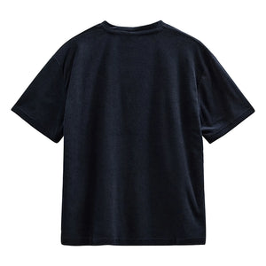Anerkjendt - Akvillads Frottee-T-Shirt | Dunkelblau