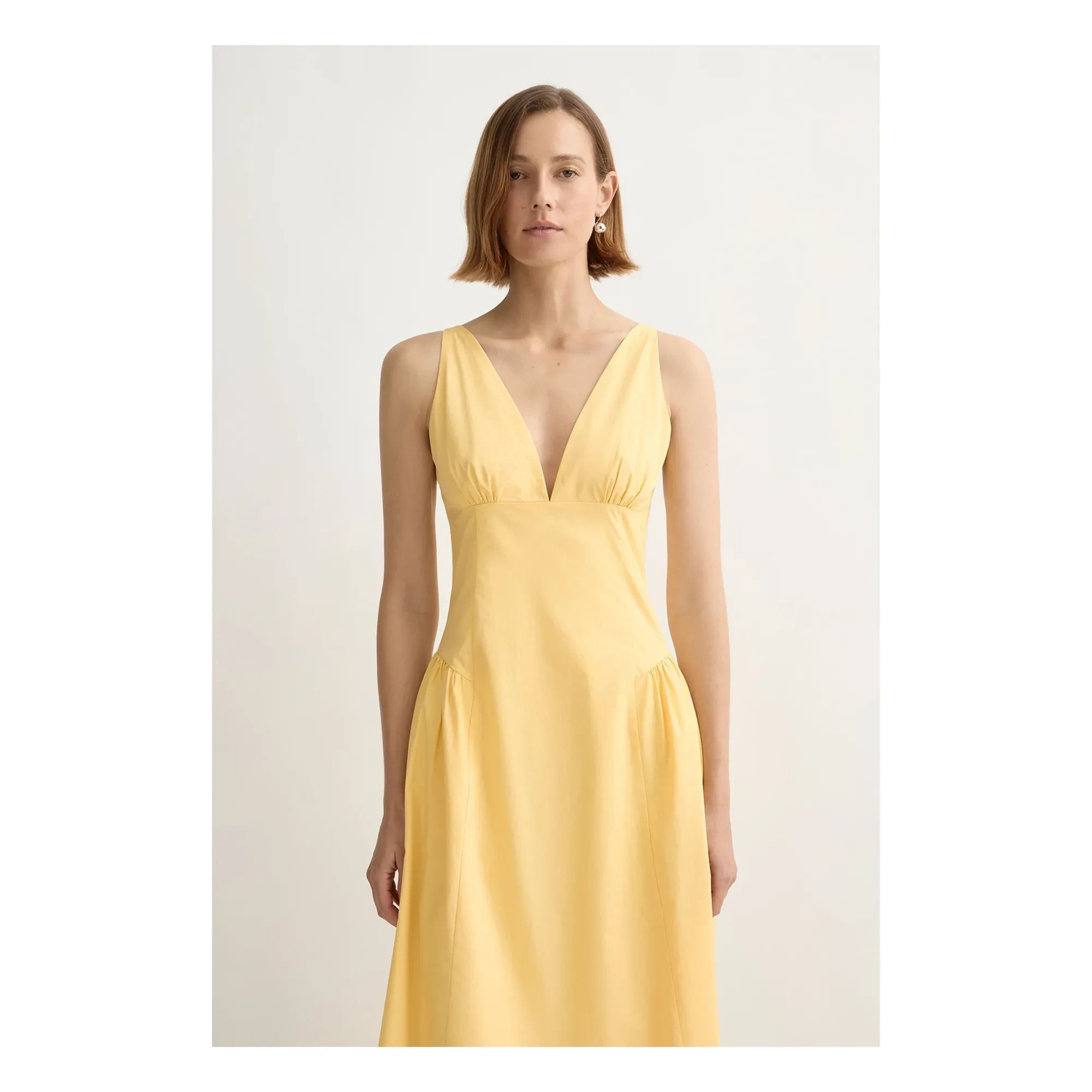 Posse - Lindie Baumwollkleid | Gelb