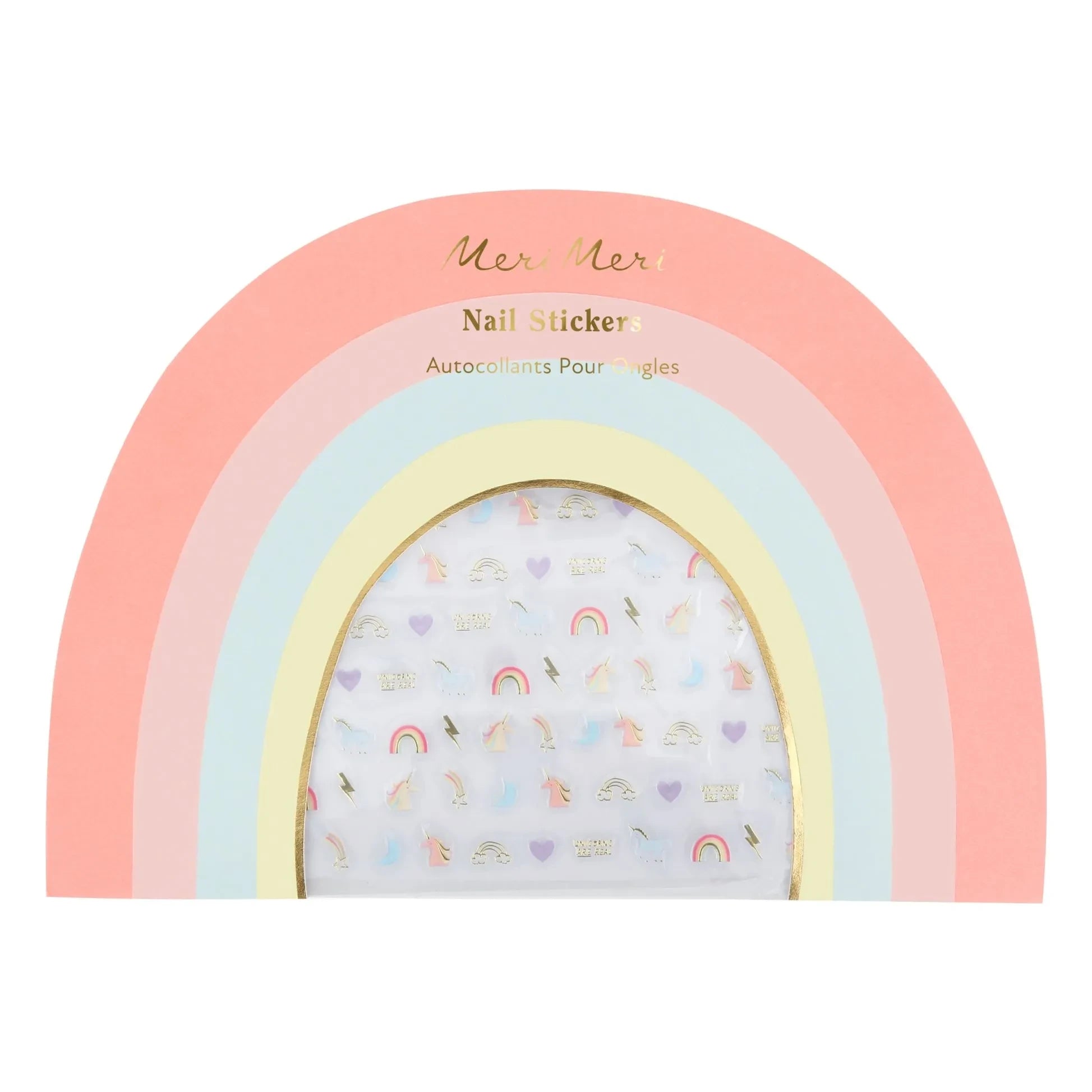 Meri Meri - Arc-en-Ciel nail stickers
