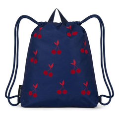Caramel & Cie - Velvet Cherries Sports Bag | Navy