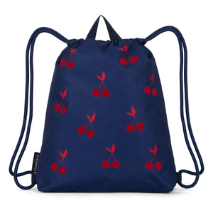 Caramel & Cie - Velvet Cherries Sports Bag | Navy