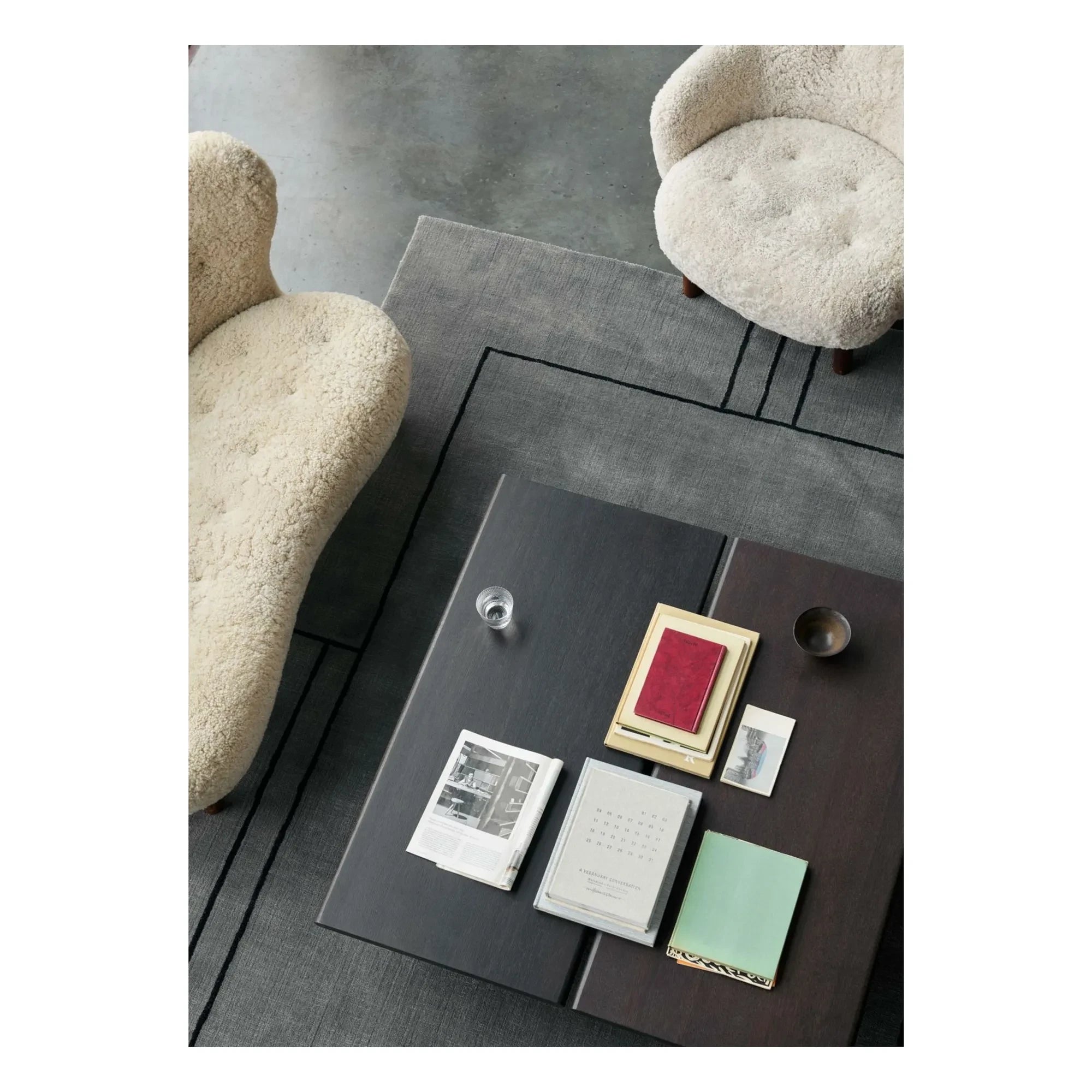 & Tradition - Ita OS4 coffee table | Dark Oak