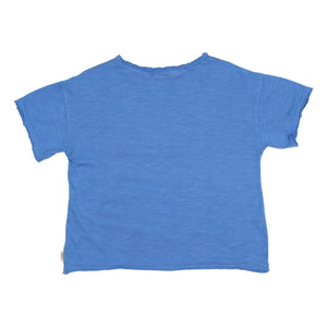 Búho - Happy Together T-shirt Organik pamuk | Kraliyet mavisi