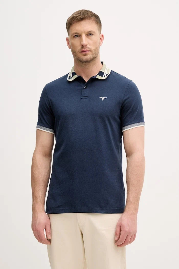 Barbour Yakalı Erkek Pamuklu Callington Tişört