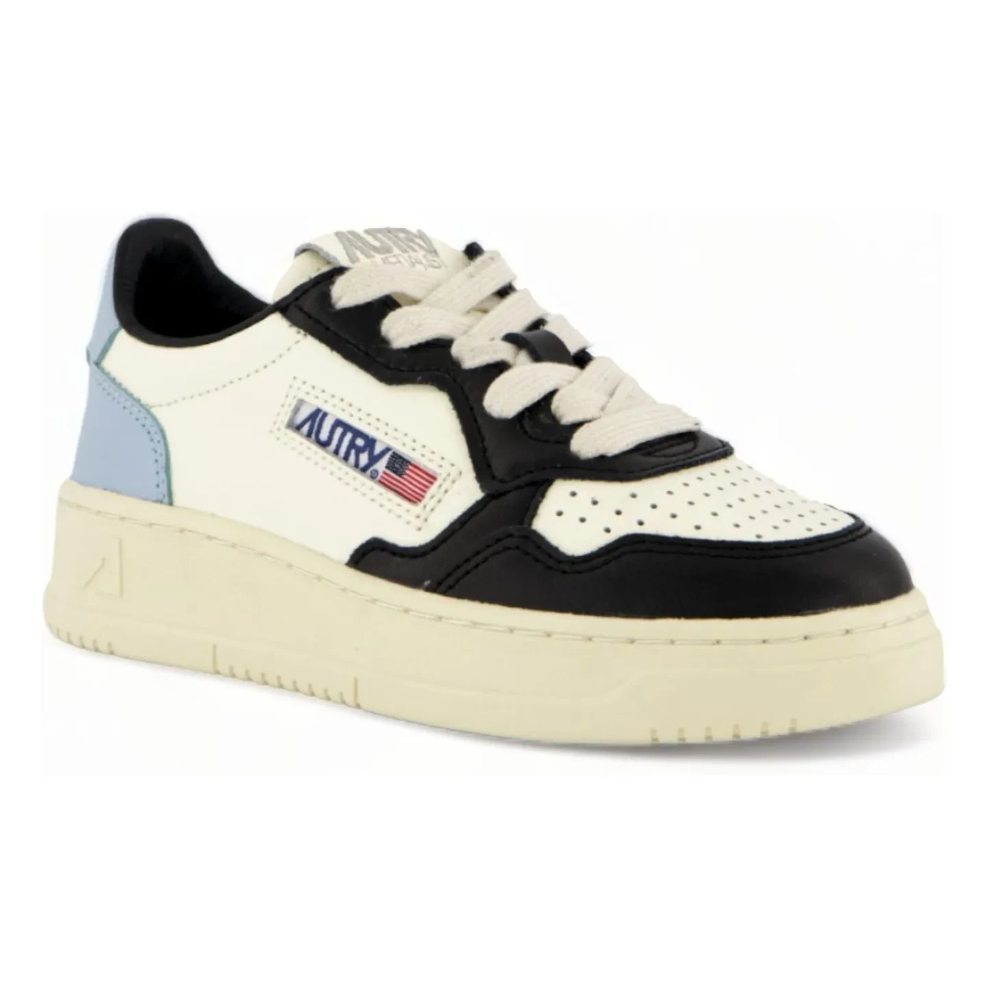 Autry - Medalist Low-Cut Two-Tone Leather Children's Sneakers | Blue