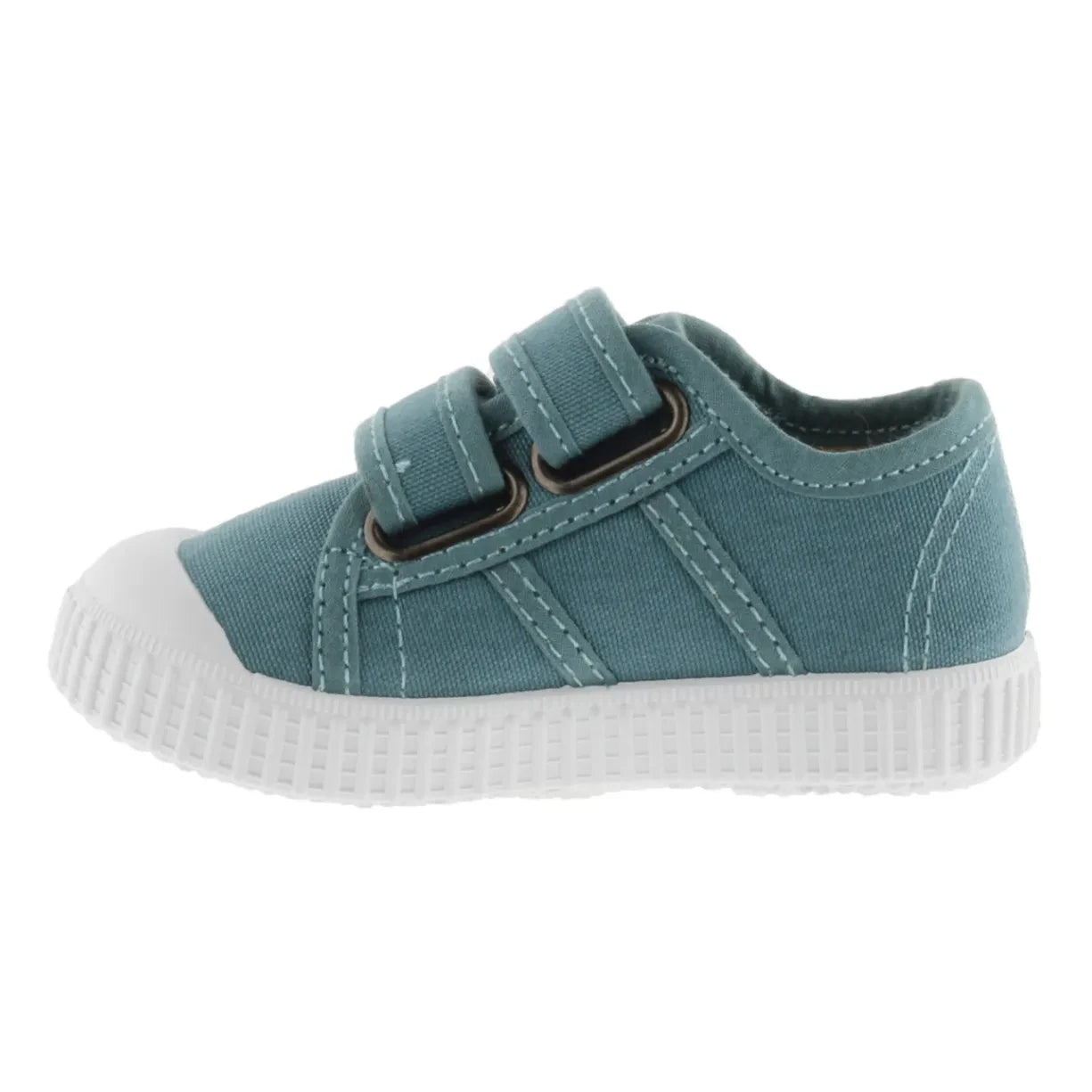 Victoria - Tiras Canvas Velcro Turnschuhe | Blau