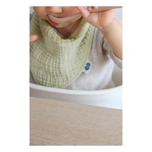 Soft Spot - Organic Cotton Garden Bandana Bibs - 3-piece Set | Garden
