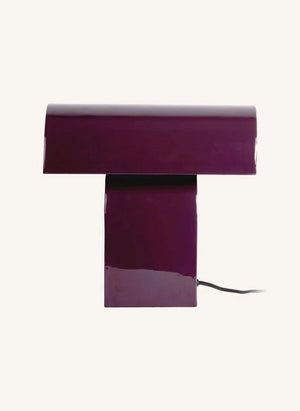Present Time - Cadiz Gerade Tischlampe | Aubergine